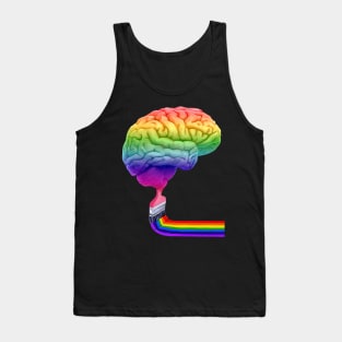 Inside the Mind of Art Right Brain Tank Top